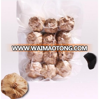 certified organic 5.5cm black garlic ( many petals ) in 500g vaccum bag