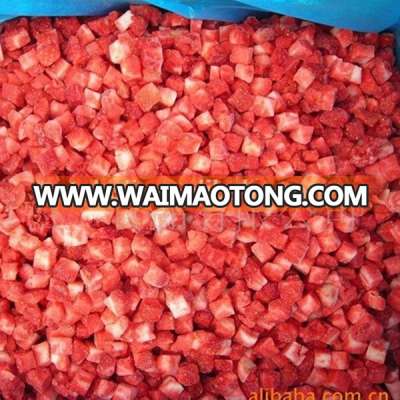 frozen strawberry dices