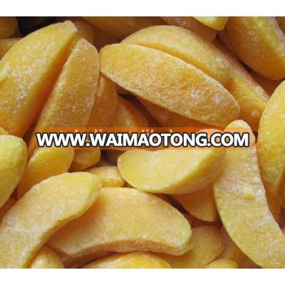 IQF yellow peach slices